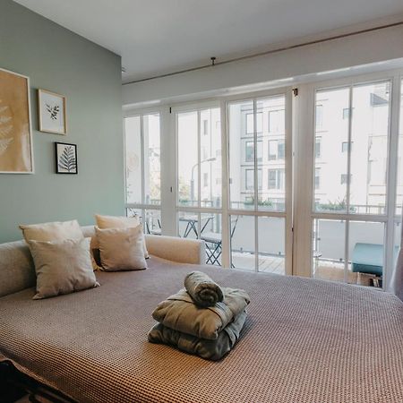 Traber Apartments Im Herzen Leipzigs Balkon Parkplatz 外观 照片