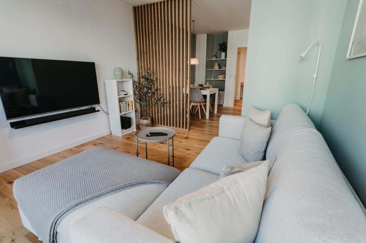 Traber Apartments Im Herzen Leipzigs Balkon Parkplatz 外观 照片