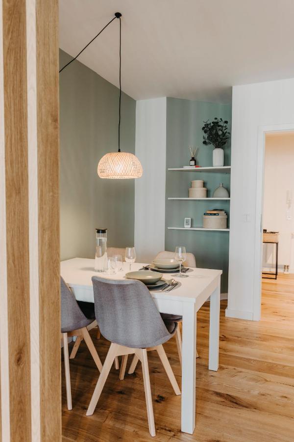 Traber Apartments Im Herzen Leipzigs Balkon Parkplatz 外观 照片